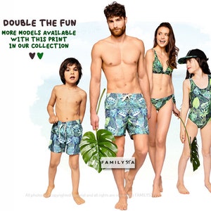 Best Fathers Day Gift, Father Son Matching Swim Trunks, Daddy And Me Bathing Suits, Dad And Son Swimwear, Gift for Dad , New Dad Swim Set image 7