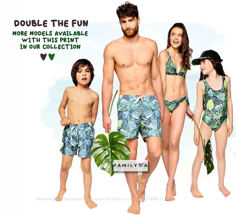 Best Fathers Day Gift, Father Son Matching Swim Trunks, Daddy And Me Bathing Suits, Dad And Son Swimwear, Gift for Dad , New Dad Swim Set image 7