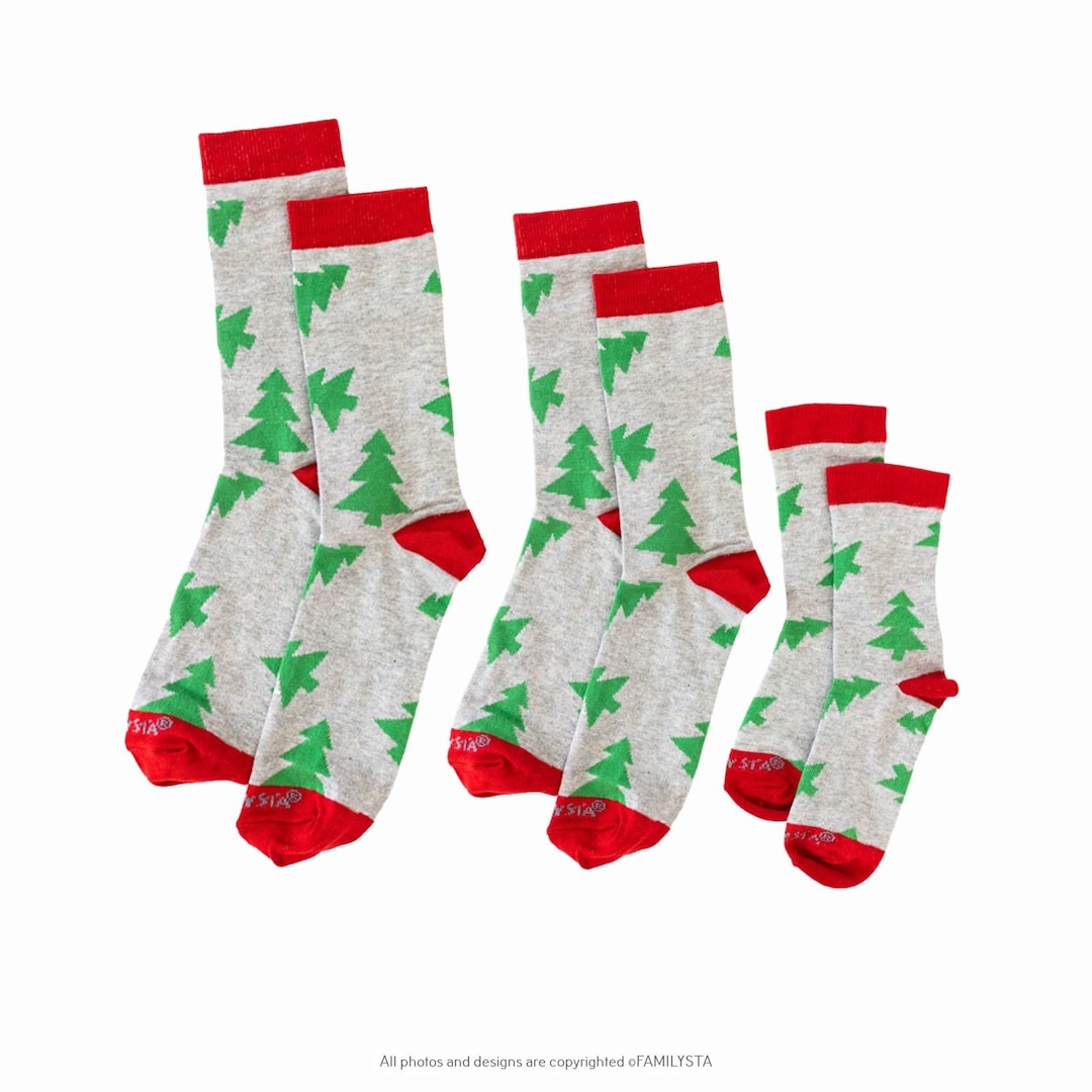 Family Christmas Socks Matching Family Christmas Socks Etsy