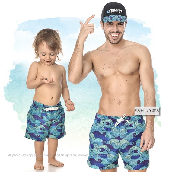 father and son swimwear