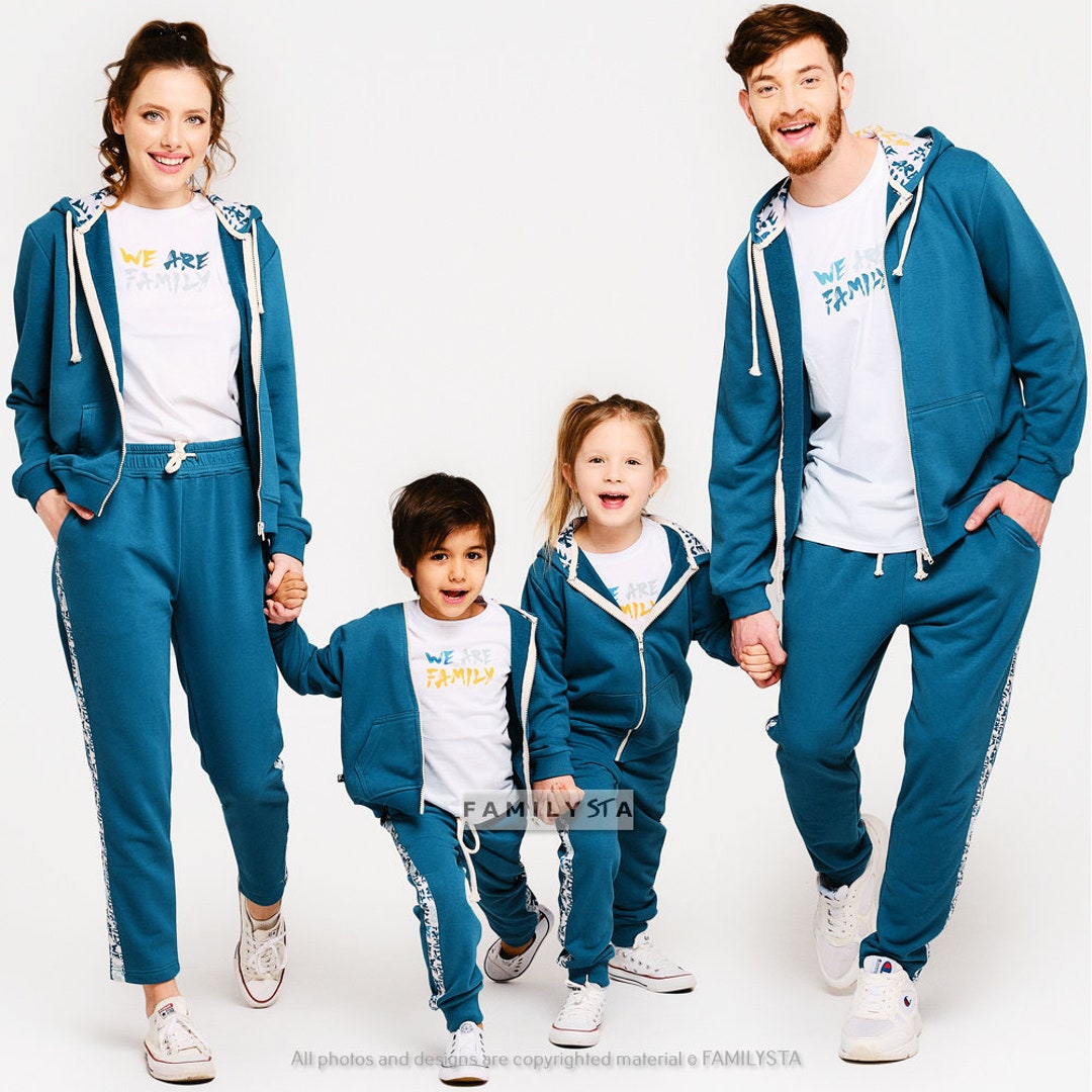 family tracksuits matching