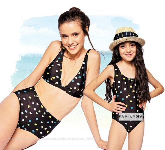 matching mum and daughter swimsuits