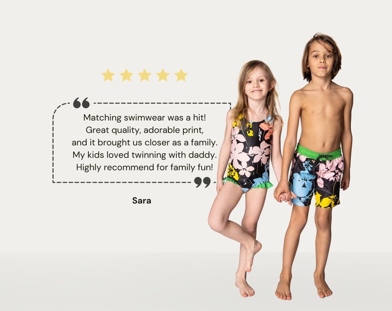Mother Daughter Bathing Suits, Mommy And Me Swimwear, Mom And Son Matching Beachwear, Vacation Swimsuits, Matching Outfit, Mothers Day Gift image 4