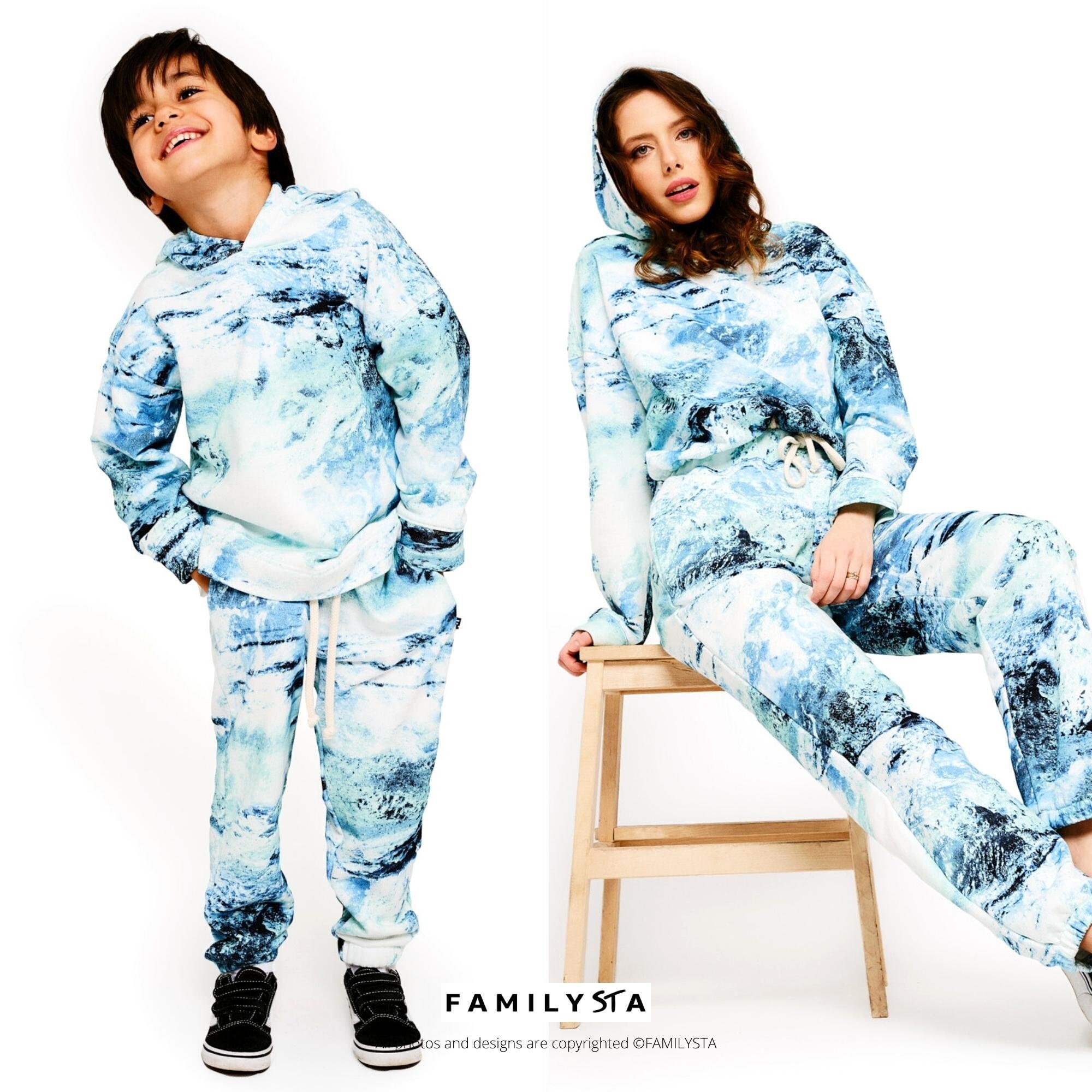 tie dye hoodie sweatpants set