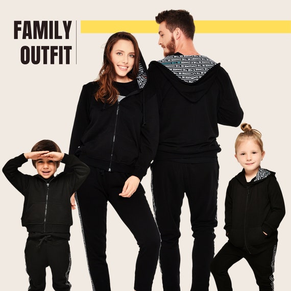 Family Tracksuits, Family Sweatsuits Set, Matching Sweatsuits, Family  Twinning Set, Family Hoodies, Photoshoot Outfit, Autumn Outfit Pair 