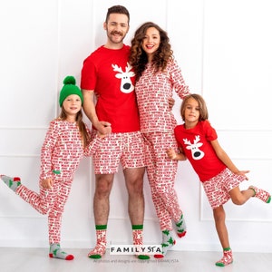 Family Pajamas Christmas, Matching Family Xmas Pajamas, Christmas Pjs ...