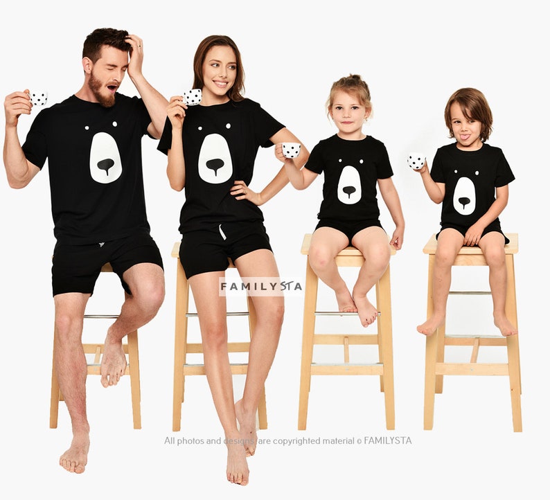 Family Pajamas Set Matching Pajamas Family Holiday Pajamas Etsy