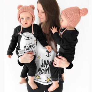 Family Bear Pajamas, Matching Family Jammies, New Family Gift, Family Pjs, Bear Pajamas, Pajama Party Outfit, Gift For Daddy, Gift For Mommy image 2