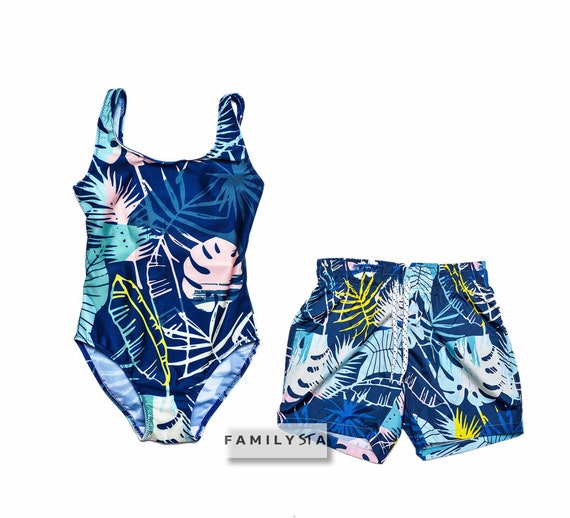 matching guy and girl swimsuits