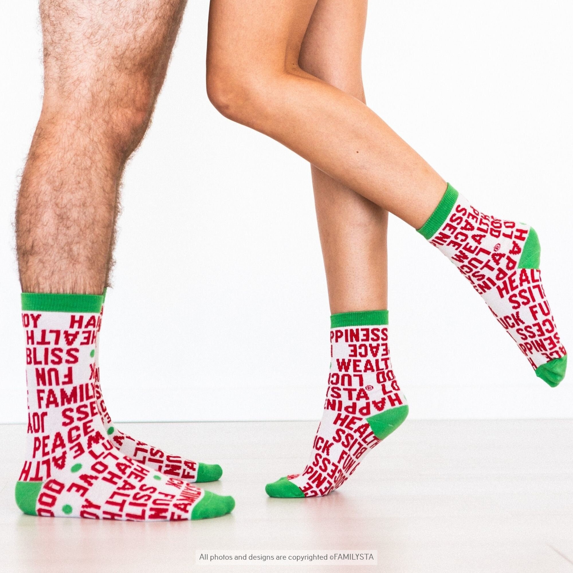 Calcetines de Navidad de pareja calcetines juego España