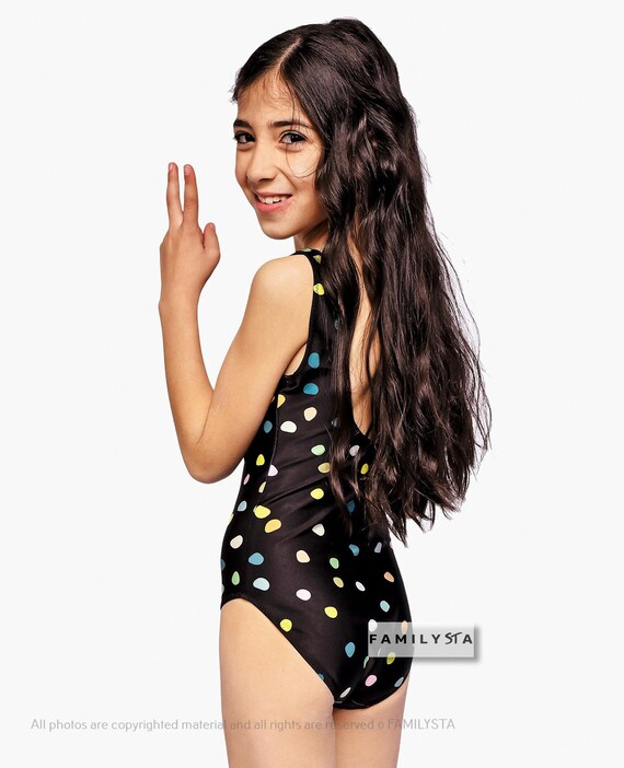 black swimsuit kids