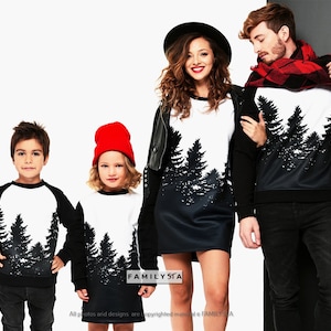 Family Matching Holiday Outfits, Family Matching Christmas Outfits, Family Holiday Sweaters, Sweatshirts Christmas,Holiday Clothing,Pullover