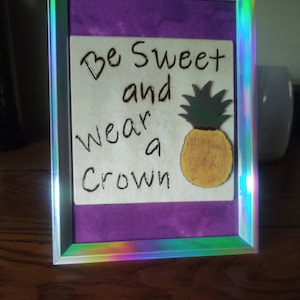 Inspirational Woodburned quote sign for kids | custom personalized signs | life lessons | under 25