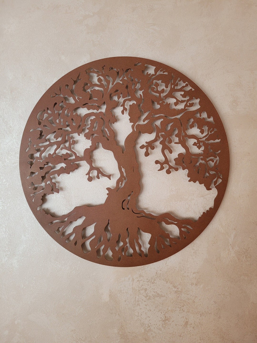 Rustic Tree of Life Metal Wall Art: Yggdrasil Decor - Etsy UK