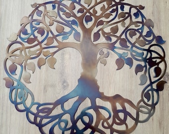 Levensboom, Keltisch ontwerp, 60 cm, geweldig thuishangend kunstcadeau!