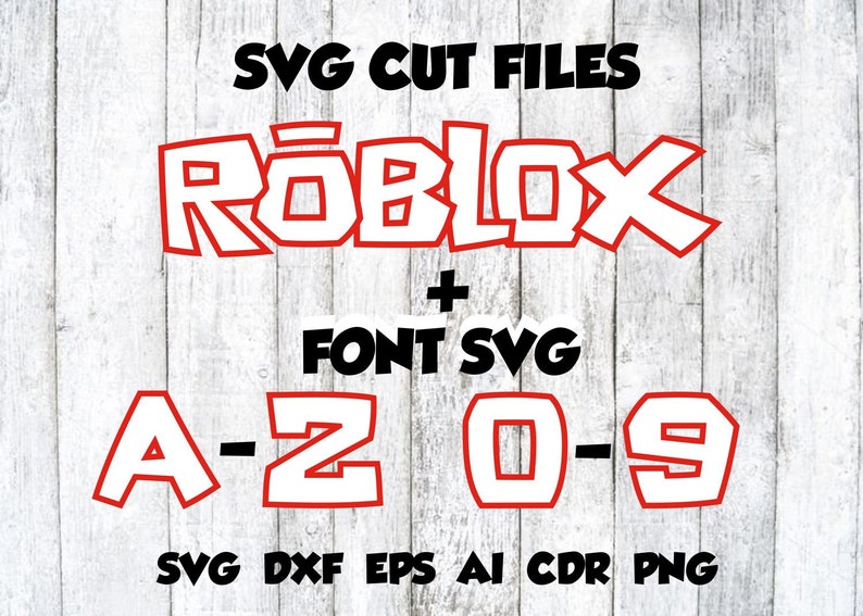 Roblox Font Roblox Font Svg Roblox Logo Svg Roblox Digital Etsy - 