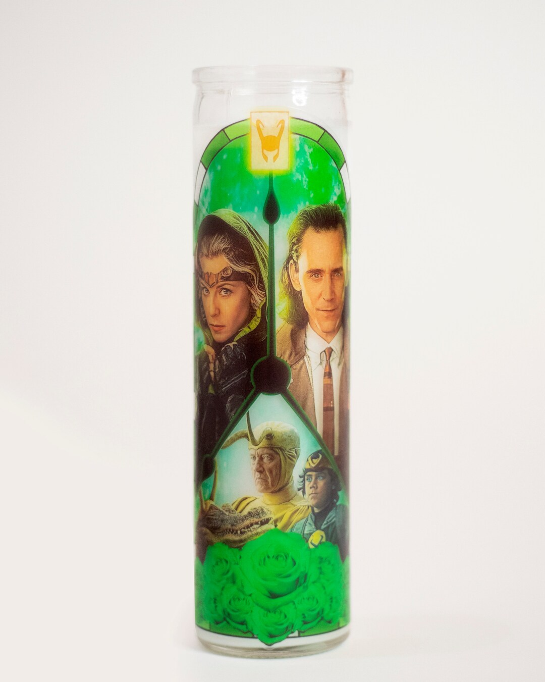 Prayer Candle of All the Loki Variants From LOKI. 8 Unscented White Etsy