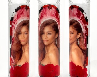 Zendaya Prayer Candle | Unscented White, Decorative Candle