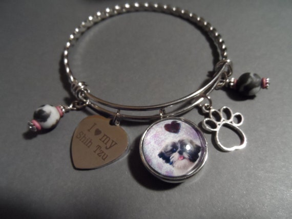 Shih Tzu Bangle Bracelet Shih Tzu Bangle Bracelet