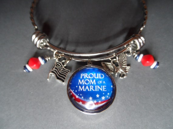 Marine mom bracelet outlet