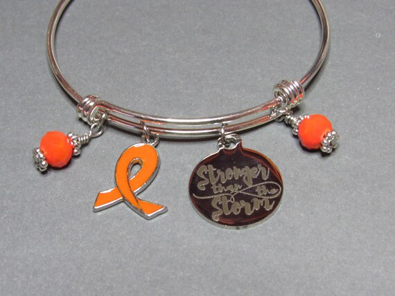 Ribbon I Support Multiple Sclerosis Awareness Stickers, Magnet | Wacky Print