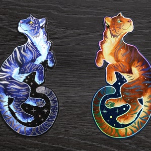 Vinylstickers ruimtetijger