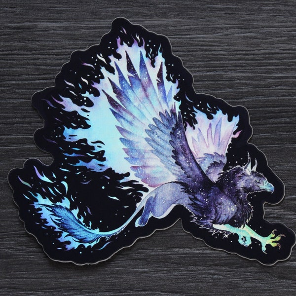 Gryphon - Holographic Rainbow Vinyl Sticker