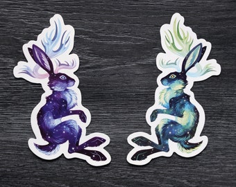 Space Jackalope Vinyl Stickers