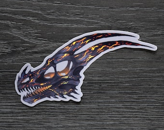 Dragon Skull - Vinyl Sticker