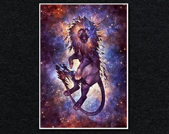 Lion's Mane Nebula - A4 Print