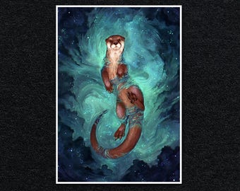 Otter Space - A4 & A3 Print