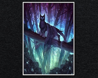 Spectral - Fantasy Gryphon A4 Print