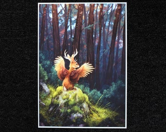 The Lookout - Wolpertinger A4 Print
