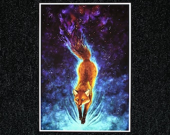 Nebulosa cola de zorra - Impresión A4 Giclée