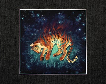 Dream of Stars - 8x8" and 30x30cm Tiger Print