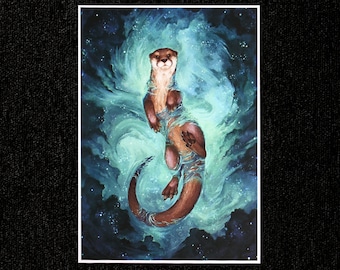 Otter Space - A4 Print