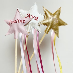 Personalized wand for kids, Magical fairy wand, Star wand for little princess, Magic wand to customize, Pretend play wand