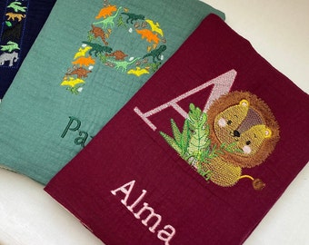 Personalized health record cover, Baby health record, Customizable lion birth gift