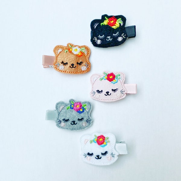 Barrettes Chat - Accessoires cheveux pour Enfants