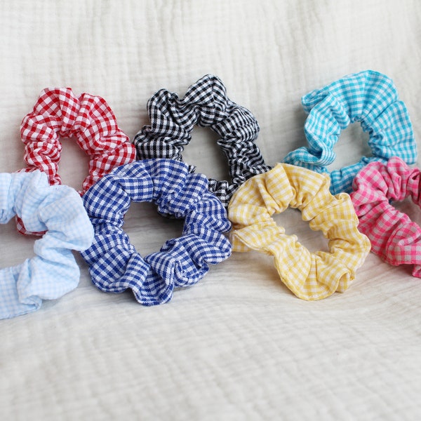 Chic Vichy Style Scrunchies: Timeless Elegance for Every Hairstyle