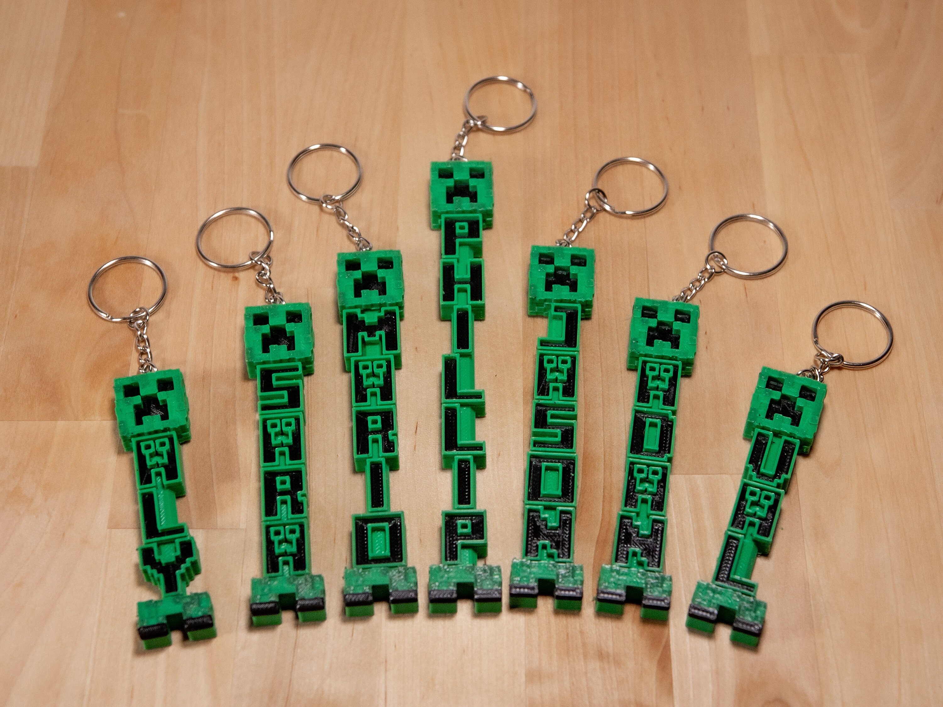 ROBLOX Personalized Custom Name Tag Keychain Keyring Zipper 