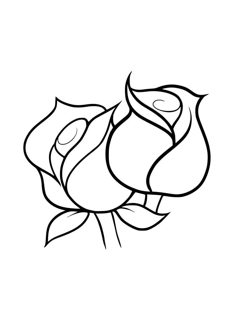 Download Rose SVG DXF electronic template files | Etsy