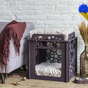 Cat House Bed Ready to Ship, SALE, In Stock Cat Play Furniture
