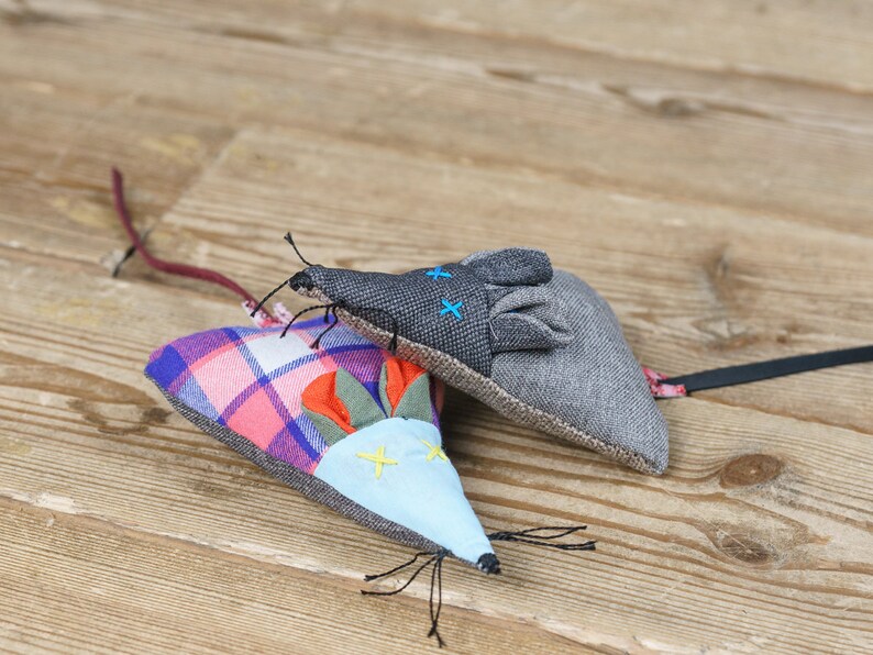 Cat Toy Stuffed Mouse Kitten Toy Sturdy Fabric Cat Toybest Etsy