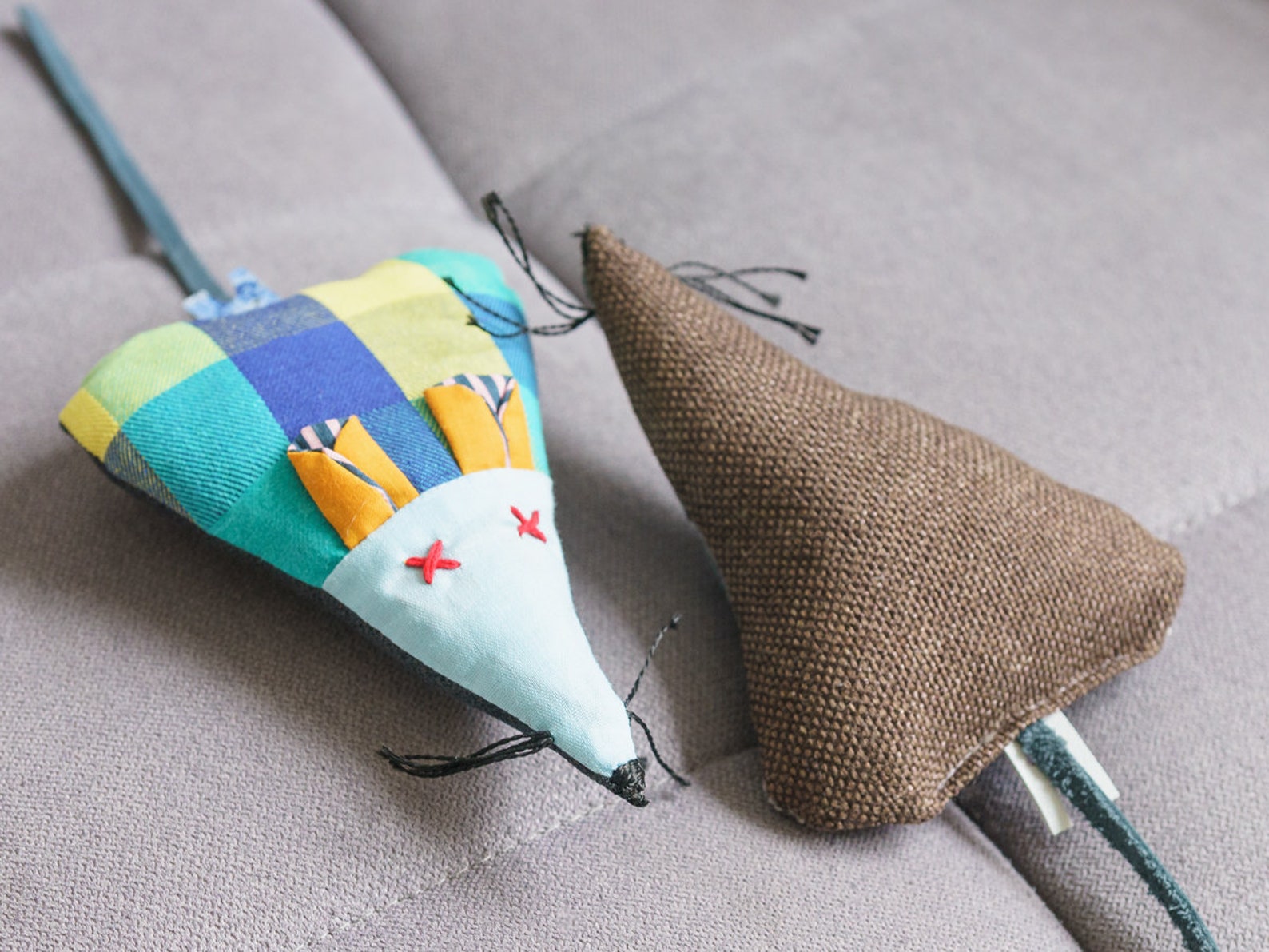 Cat Toy Stuffed Mouse Kitten Toy Sturdy Fabric Cat Toybest Etsy