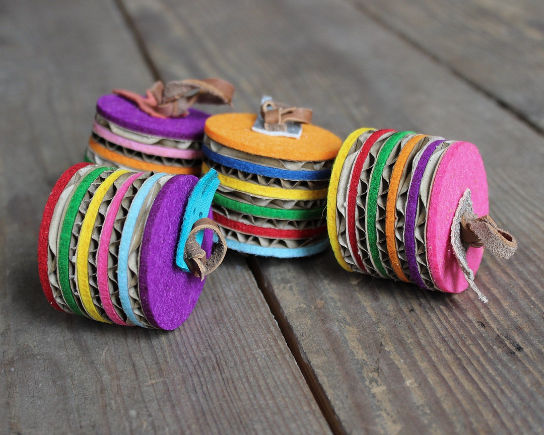 Cat Toys Felt and Cardboard 4pc. Best Cat Toy, Cool Cat Toys, Cat Toys