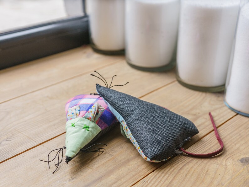 Cat Toy Stuffed Mouse Kitten Toy Sturdy Fabric Cat Toybest Etsy