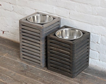 Heavy & Stable Dog bowl 7.2 cups/57.5 oz/1700ml for Large dog, dog food water bowl stand, Raised dog bowl stand, Single bowl stand, Feeder