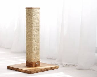 Cat scratching post - M - size 23,6 inch. Cat scratcher, cat furniture, cat scratching furniture, cat climbing tree, cat scratch tower