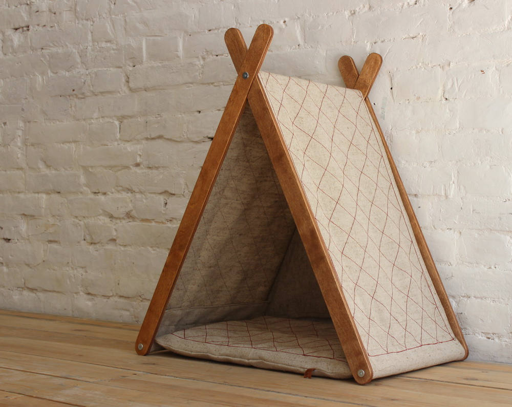 Cat house Cat teepee Canvas. Cat furniture cat teepee Etsy